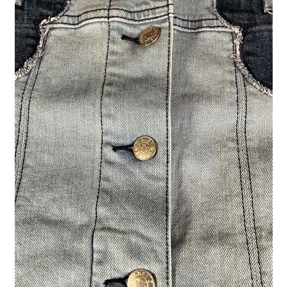 Disney Her Universe Mickey Mouse Denim Jacket Women’s Large Patchwork Vintage - Picture 15 of 15